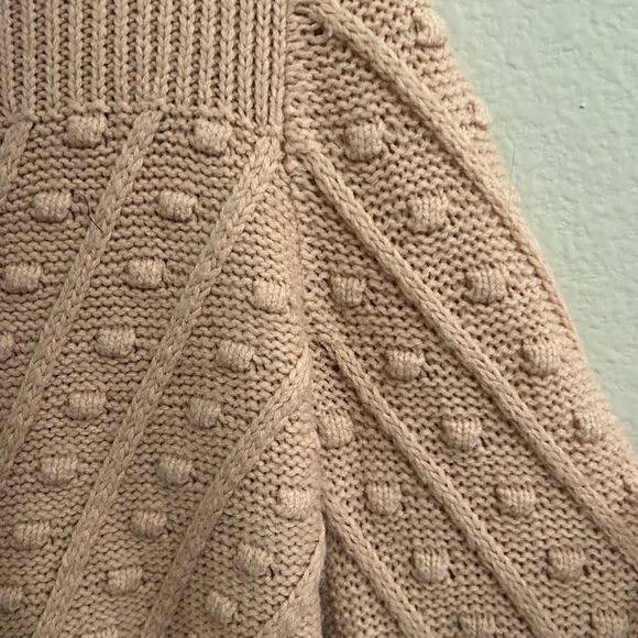 Calvin Klein Blush Mock Neck Knit Sweater - Picture 4 of 10